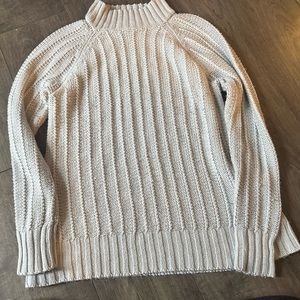 Women’s Large light grey semi turtleneck sweater used but good condition.